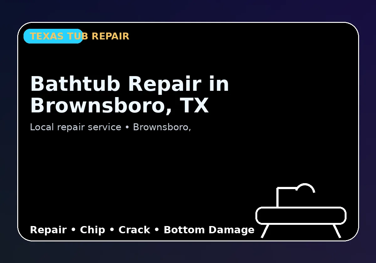 Bathtub Repair in Brownsboro, TX