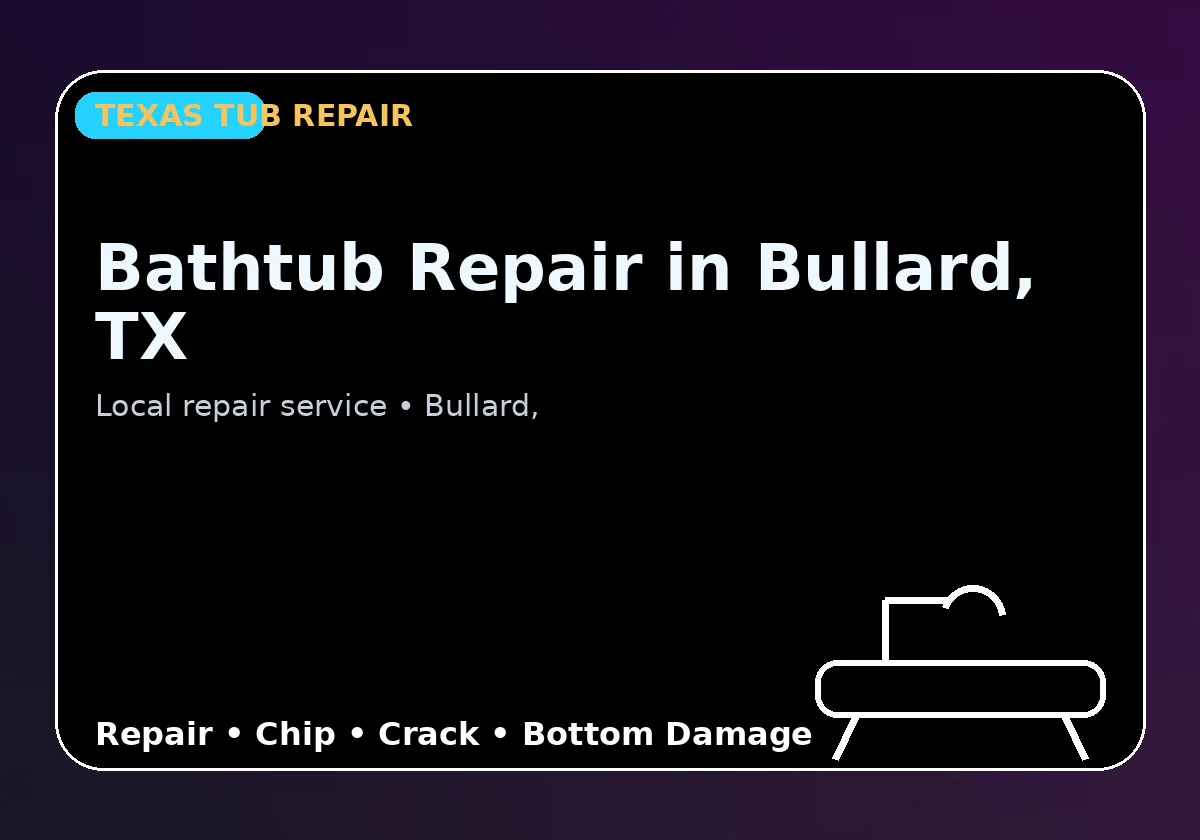 Bathtub Repair in Bullard, TX